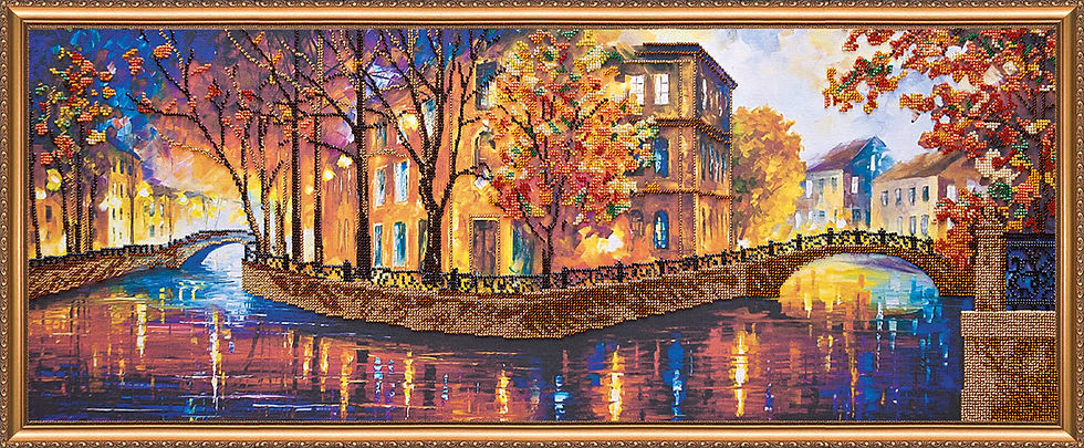 Gold Reflections Embroidery Kit