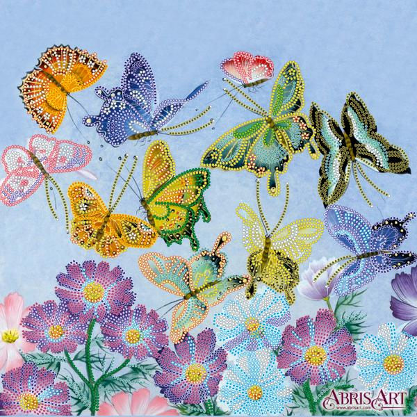 Butterfly Dance, Abris Art, small embroidery kit