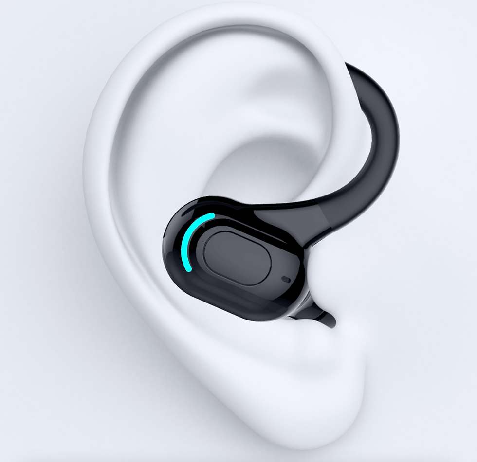 Thumbnail: New Bluetooth 5.1 Headset Wireless Earbuds Earphones Stereo Headphones Ear Hook