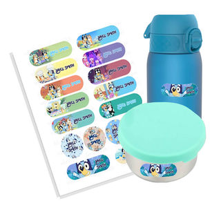 Bermuda Kids  waterproof School Labels 