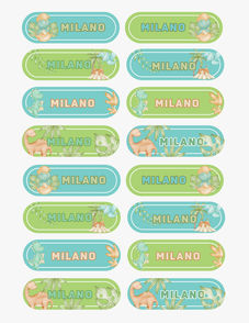 Kids School Labels 