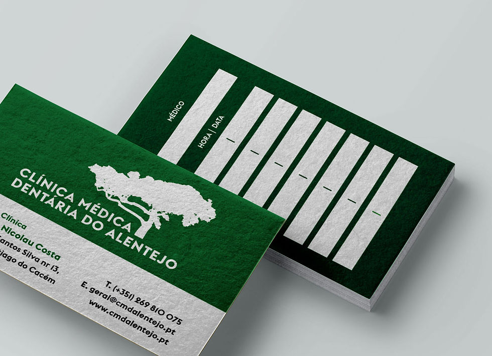 Cartão de visitas / marcação