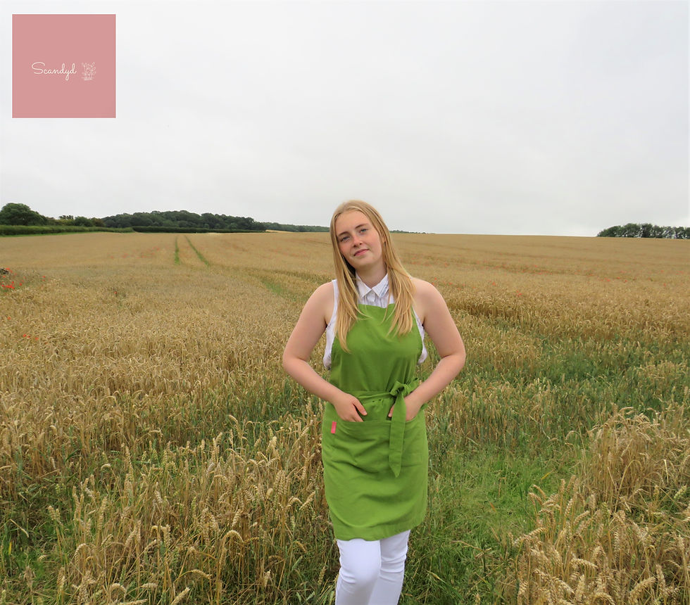 Thumbnail: Eco friendly Handloom/ Hand Woven 100% Cotton Apron