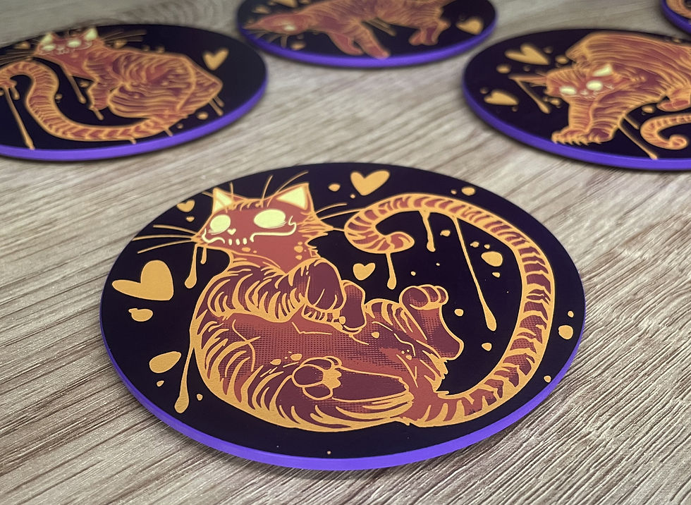 Miniature : Sweet Evil Cats Halloween