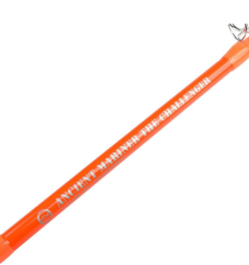 Thumbnail: Ancient Mariner Challenger 7'6 MH Orange Casting (It Glows)