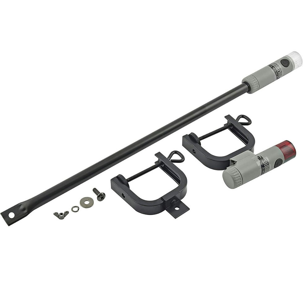 Shoreline PORTABLE Clamp On Navigation Light Combo 