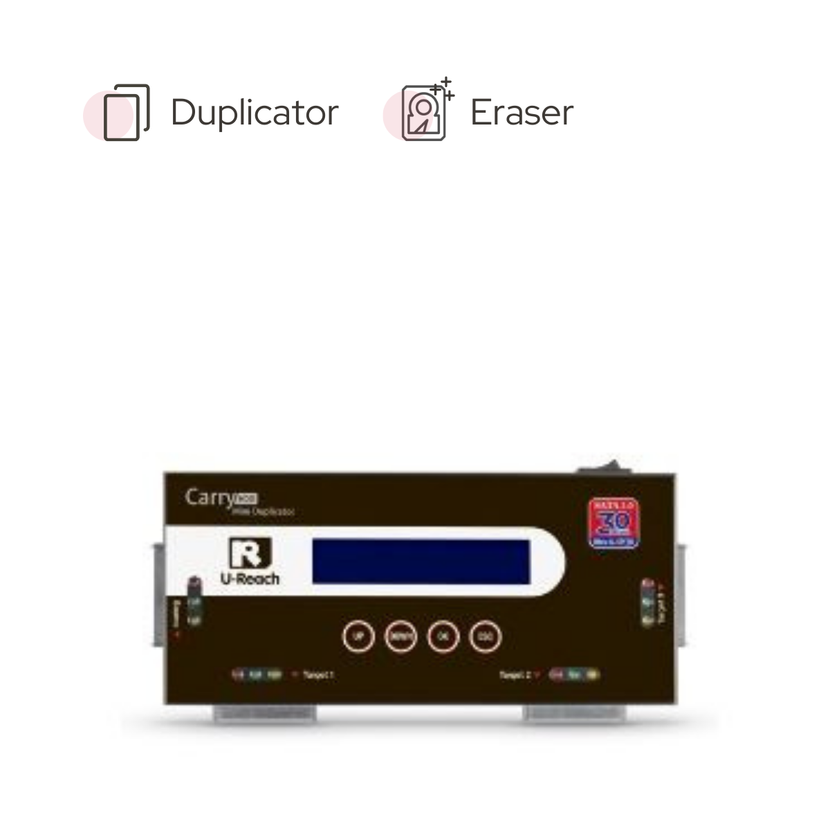SATA & IDE HDD/SSD 1:3 ports Duplicator Eraser PRO398