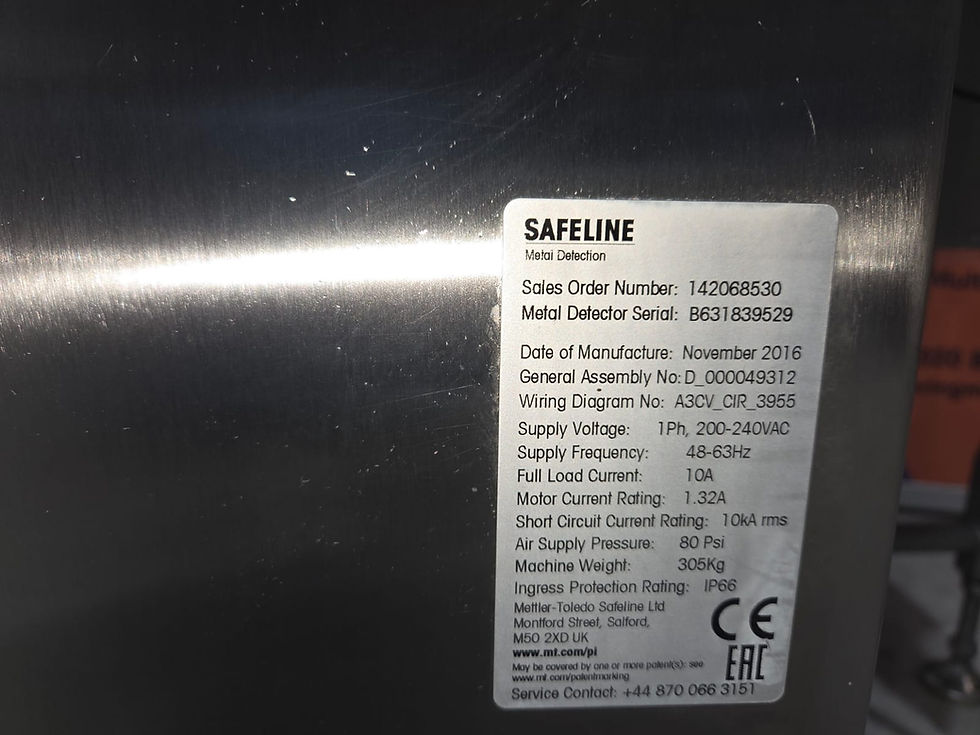 Thumbnail: MM6314 - Safeline Mettler-Toledo Profile Advantage Metal Detector for bottles