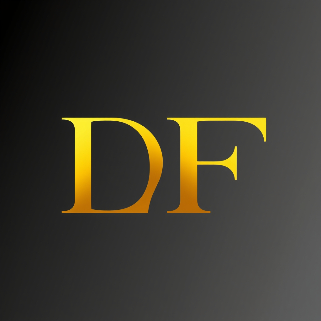 deux lettres a ec un espace _DF_ en couleur or, doré, sobre et élégant. arrière plan sombre.jpg