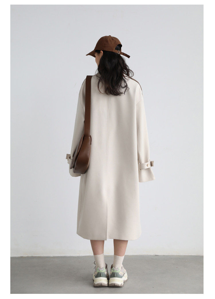 Thumbnail: Women's Elegant Long Trench Coat
