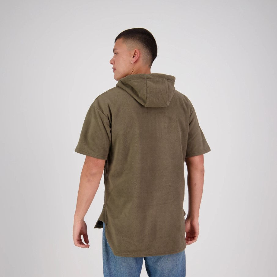 Thumbnail: Short Sleeved Hoodie - Hauroko Windproof Fleece