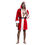 Thumbnail: Men’s Santa Robe Lingerie Set with Belt & Briefs