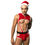 Thumbnail: Men’s Belted Santa One-Piece Lingerie Set