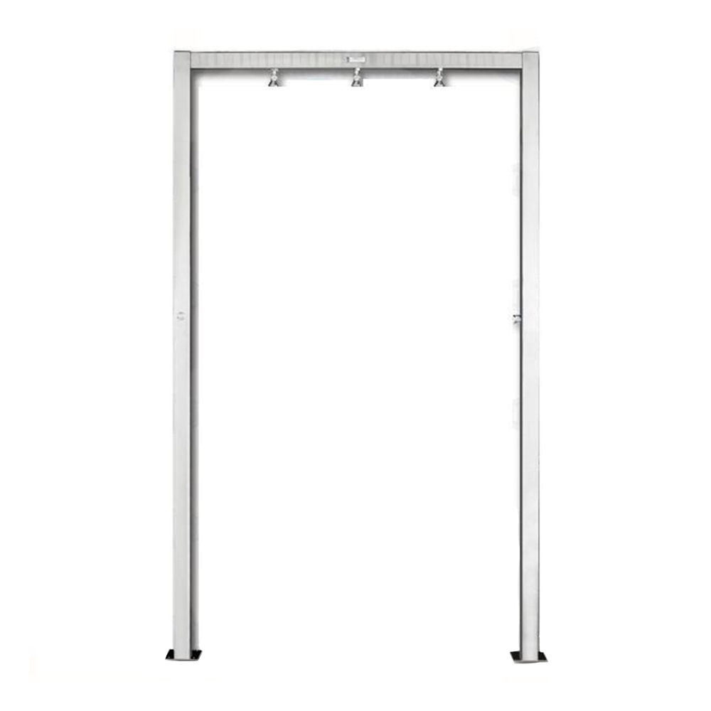 Beyaz metal çerçeve, temiz ve modern bir görünüm sunuyor, Upa Havuz.