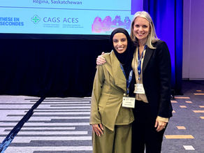 Salma & Dr. Arcand at the National 3MT Showcase in Ottawa - Nov 2025