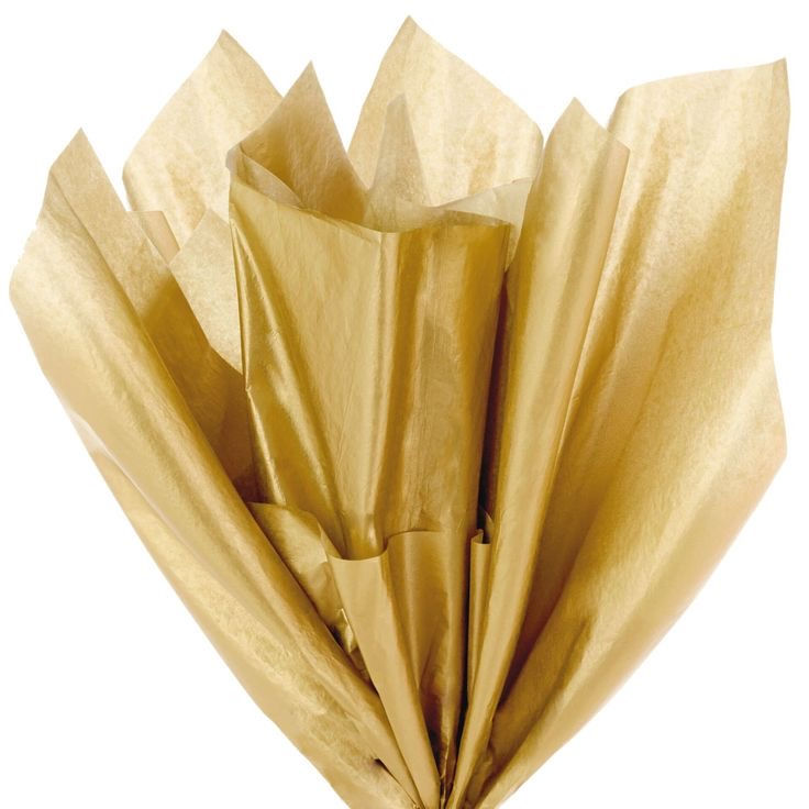 Gold Tissue Paper 5pcs