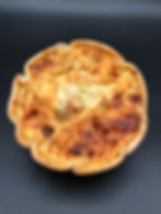 Homemade individual Onion & Emmental Quiche