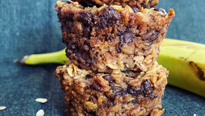 Healthy Banana Bread Oatmeal Chocolate Chip Muffins