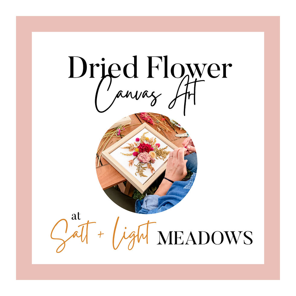 Dried Flower Canvas Art