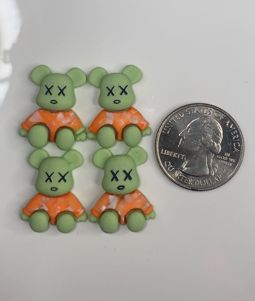 Designer green bear 