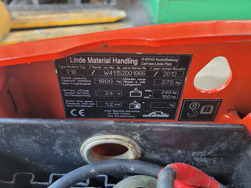 Miniatura: Transpallet elettrico Linde T18