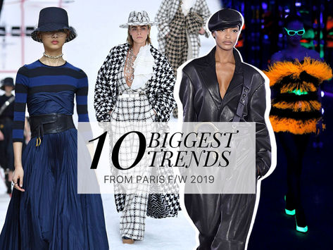 10 Biggest Trends from Paris F/W’ 2019