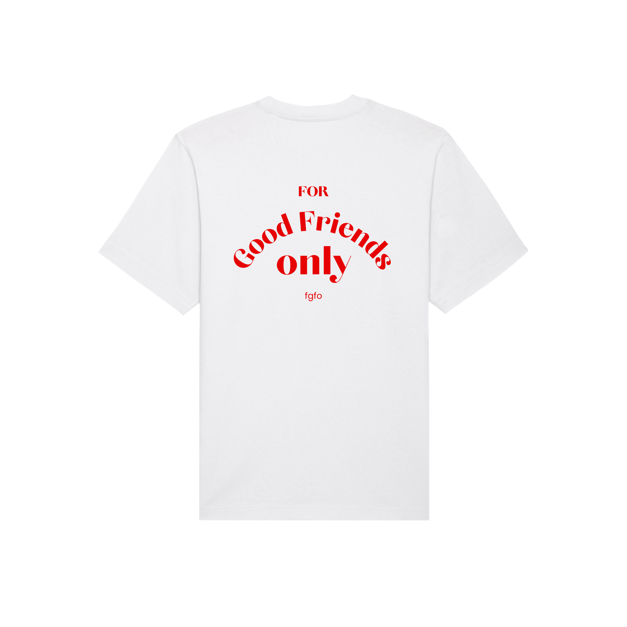 Arch Shirt, White-Red