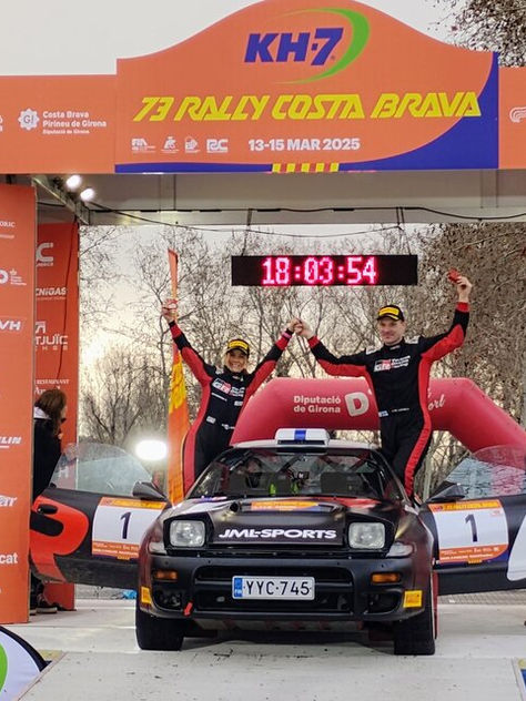 Latvala i Hussi dominen el Rally Costa Brava 2025 amb el Toyota Celica ST185