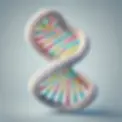DALL·E 2024-11-14 09.21.12 - An illustration of a DNA double helix on a light gray backgro