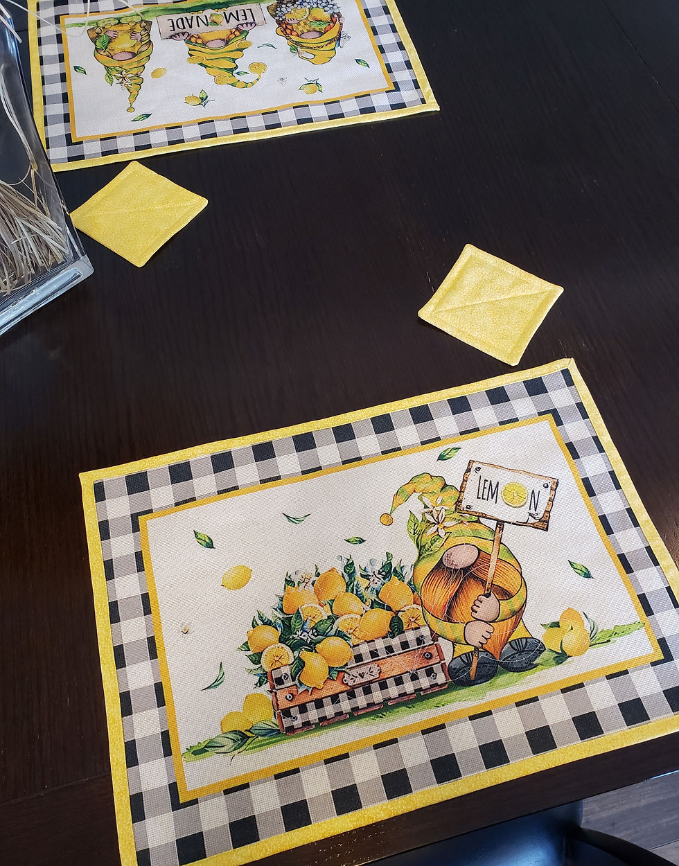 Thumbnail: Gnome Lemon Placemat Set of 4