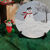Thumbnail: 8" Hand Painted Snowman with tree