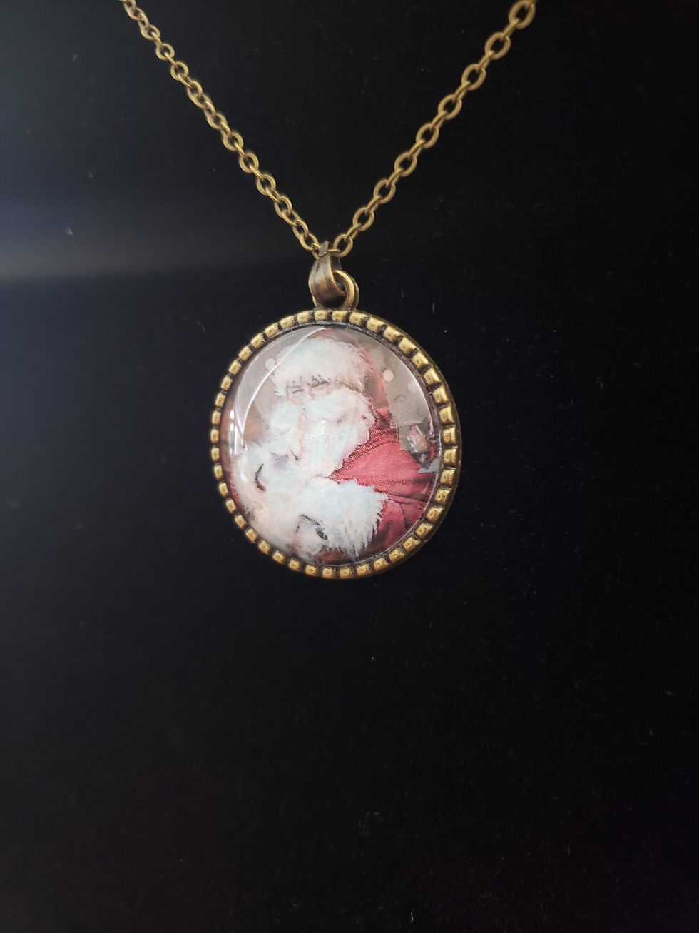 Thumbnail: Santa Shh Pendant w/chain