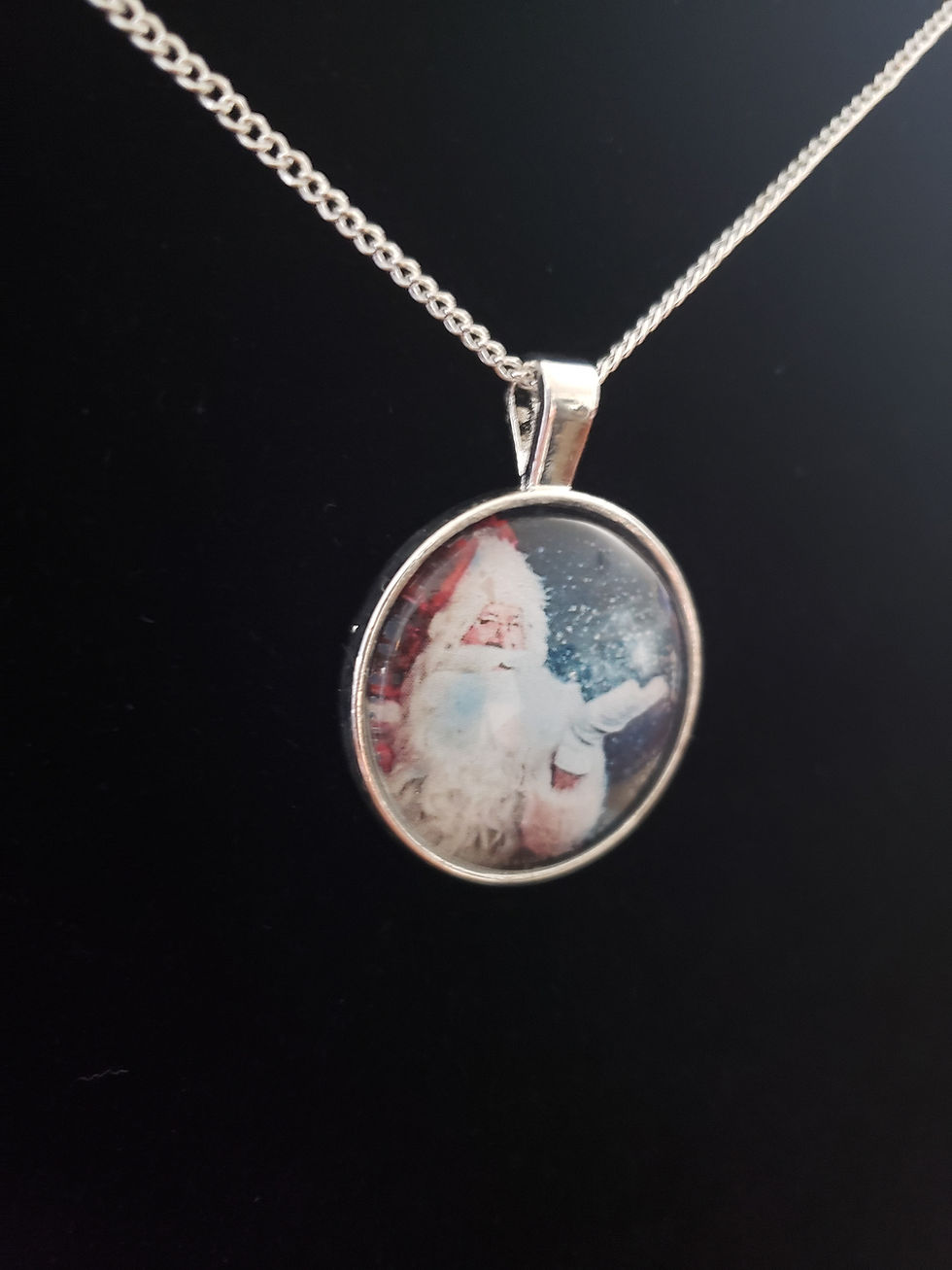 Thumbnail: Believe in Santa Pendant w/chain