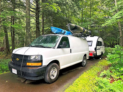 SUMMARY: As our Lake Superior adventure approaches, we're filled with unforgettable memories of rugged landscapes, peaceful campsites, and unexpected discoveries. Each day offered something unique, from kayaking through tranquil waters to hiking breathtaking trails. Whether battling rain or basking in sunshine, every moment brought us closer to the natural beauty of this vast region. We hope these stories inspire your travels— exploring hidden waterfalls, savoring local treats, or simply enjoying the journey. Until next time, happy adventuring!
