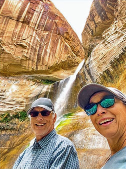 We had a fantastic time conquering Lower Calf Creek Falls! The trail wound through a red canyon, offering glimpses of the waterfall through towering pines. We emerged into a clearing and there was a stunning waterfall and a refreshing pool - the perfect reward after the hike.
