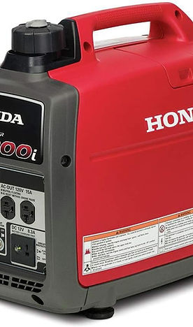 The EU2200i generator delivers 10% more power than the EU2000i in the same compact package and is perfect for camping, home, or job sites.