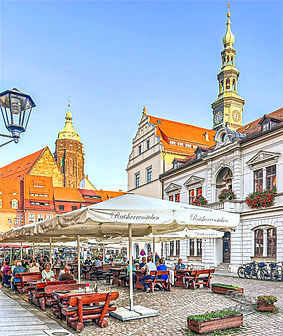 Our journey from Bamberg to Dresden was full of delightful surprises! After settling down at the RV park in Pirna, we discovered a network of bike paths running along the picturesque Elbe River. Pirna's historic downtown was quaint, with elegant buildings and a pianist playing in the central plaza.