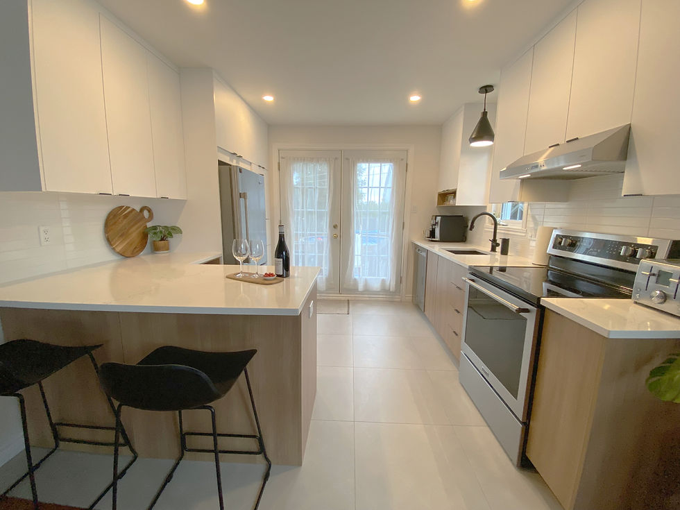 Rénovation de cuisine après designer