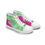 Thumbnail: Luna Moth  - Women's High Top Sneakers (Berry)
