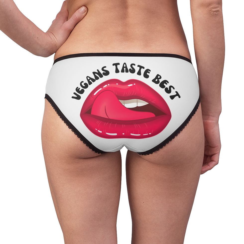 Vegan's Taste Best - Women's Briefs (White)