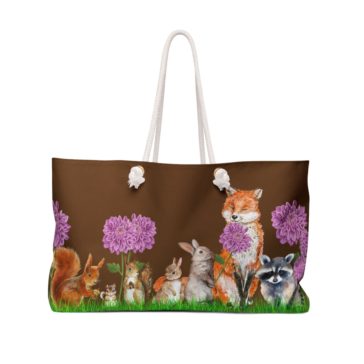 Woodland Friends - Weekender Bag (Chocolate)