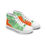 Thumbnail: Luna Moth  - Women's High Top Sneakers (Persimmon)