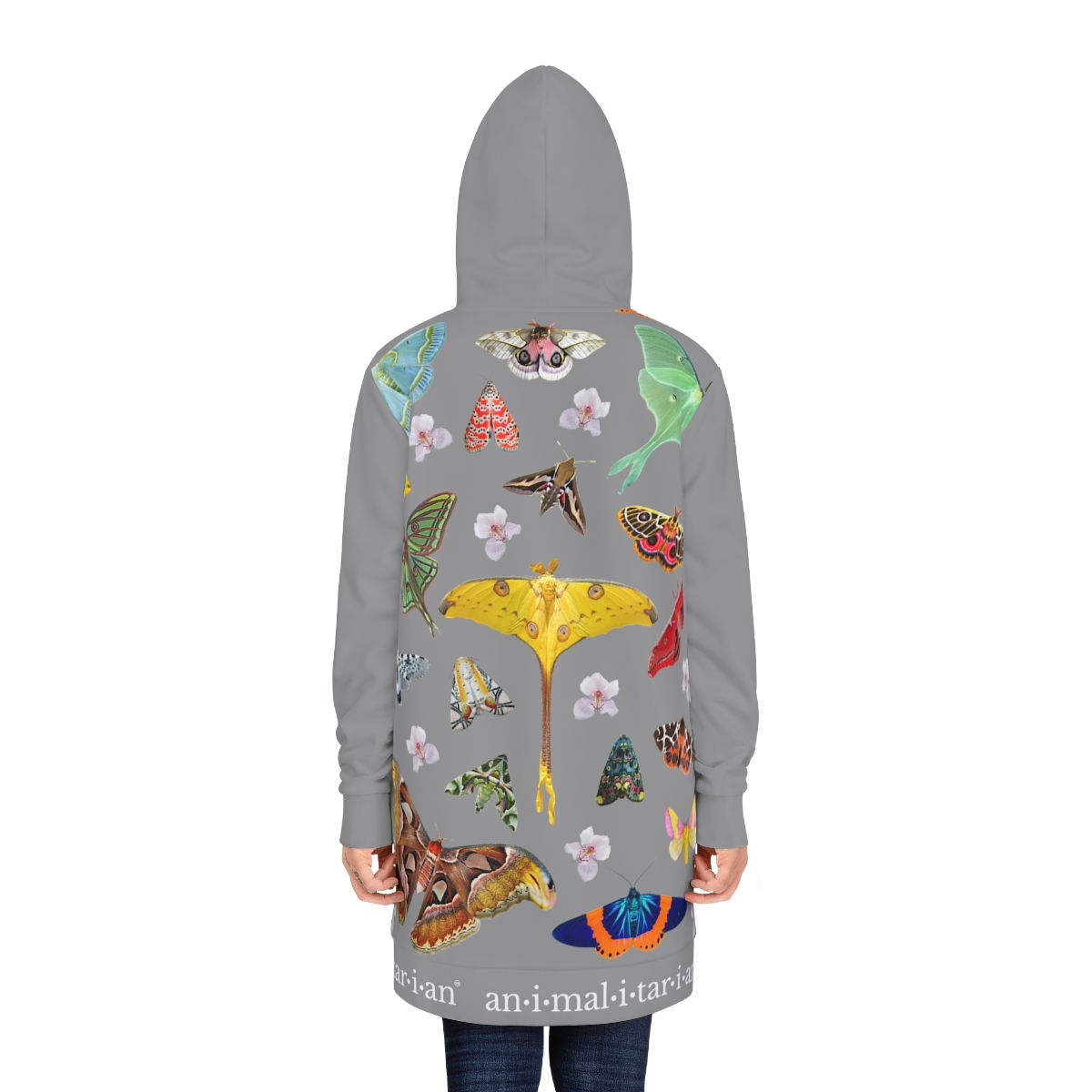 Moth Gala - Women's Hoodie Dress (Cloud)
