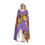 Thumbnail: Atlas Moth - Hooded Sherpa Fleece Blanket (amethyst) 