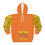 Thumbnail: Comet Moth - Unisex Pullover Hoodie (Tangerine)