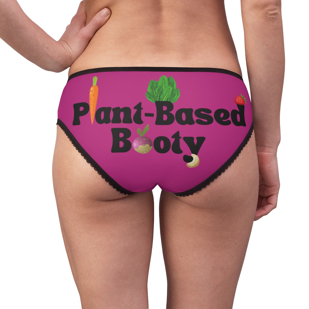 Plant-Based Booty - Women's Briefs (Berry)