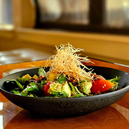 FRUITY AND NUTTY SALAD WITH NOODLES