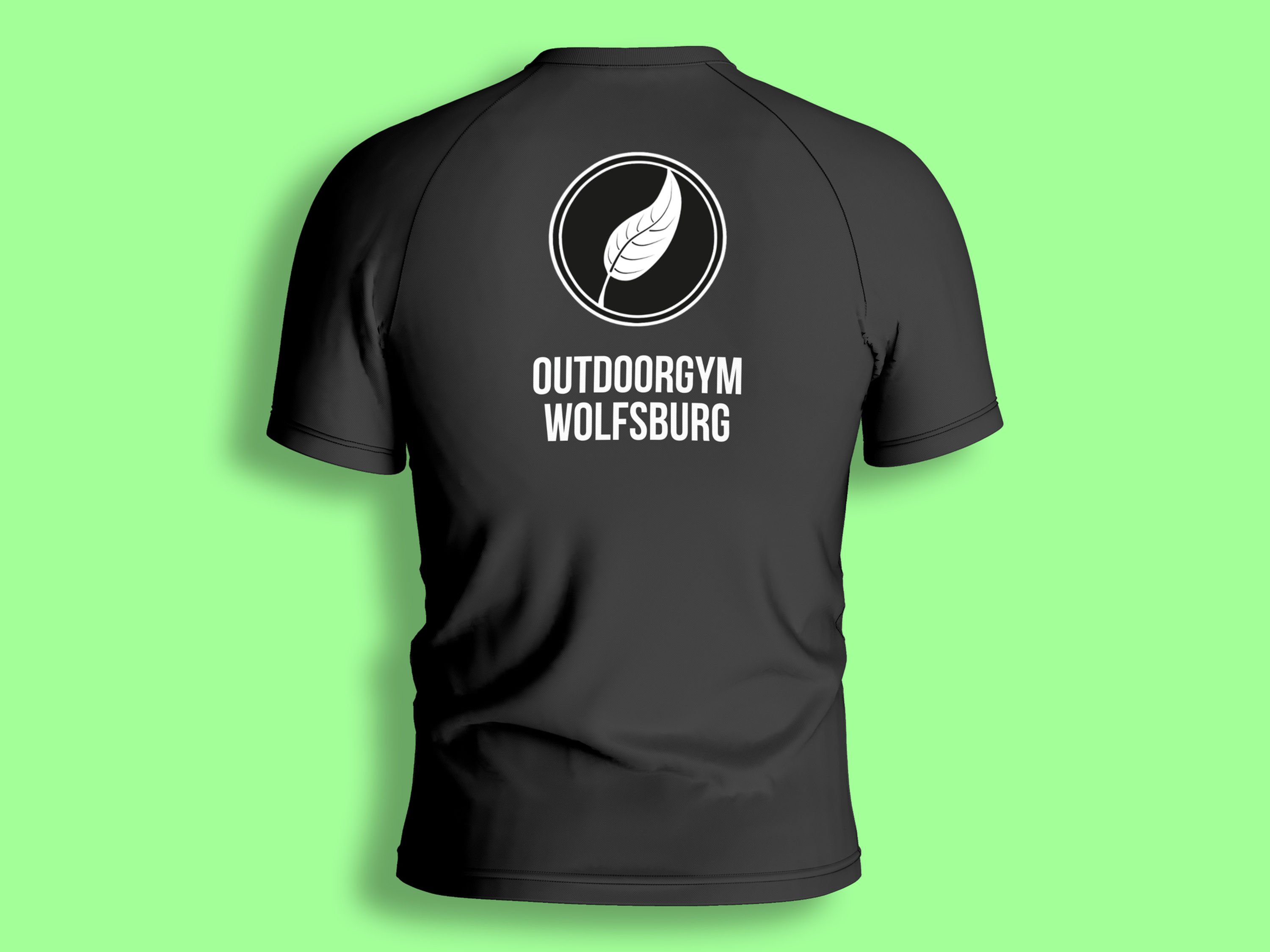 OutdoorGym Shirt 2.0, tailliert, L, schwarz