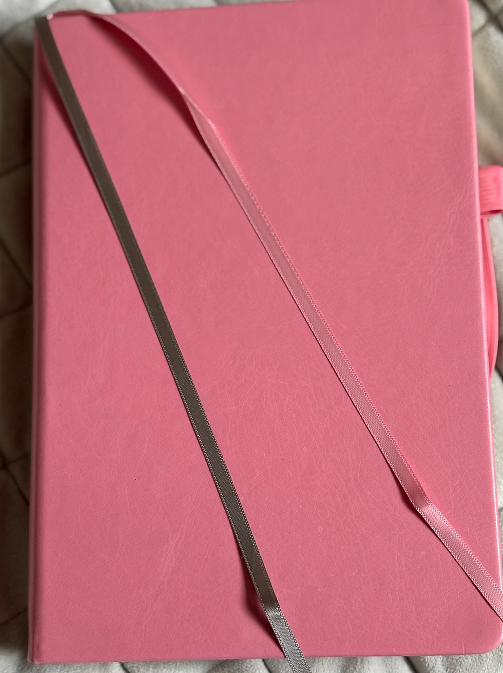 Thumbnail: Pink Journal and Beaded Pen Set