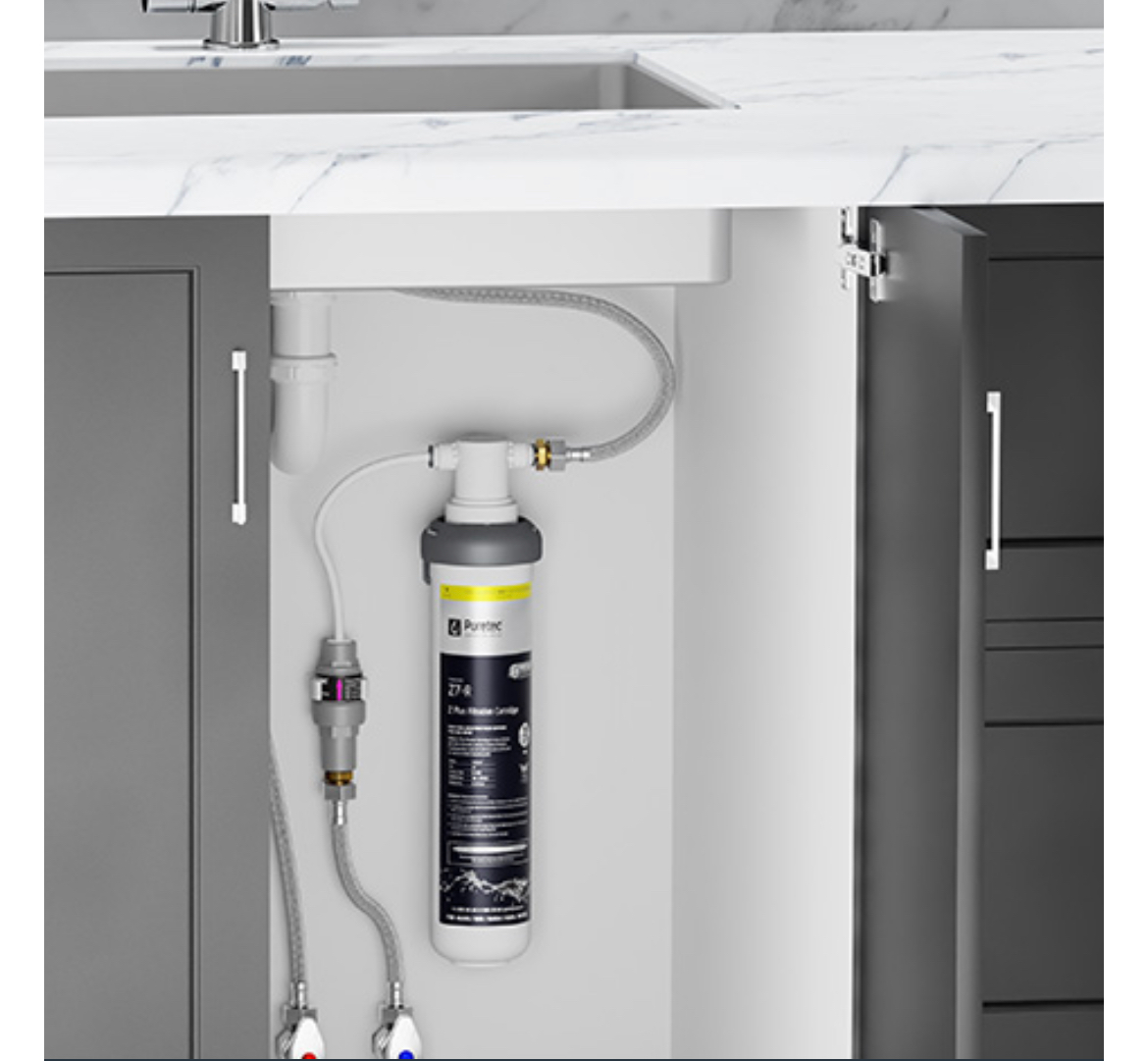 Puretec Puremix z7 high flow under sink filter system supplied and installed